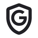 A simple, dark grey outline icon of a shield representing Google's security or protection features