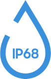 ip68 blue icon