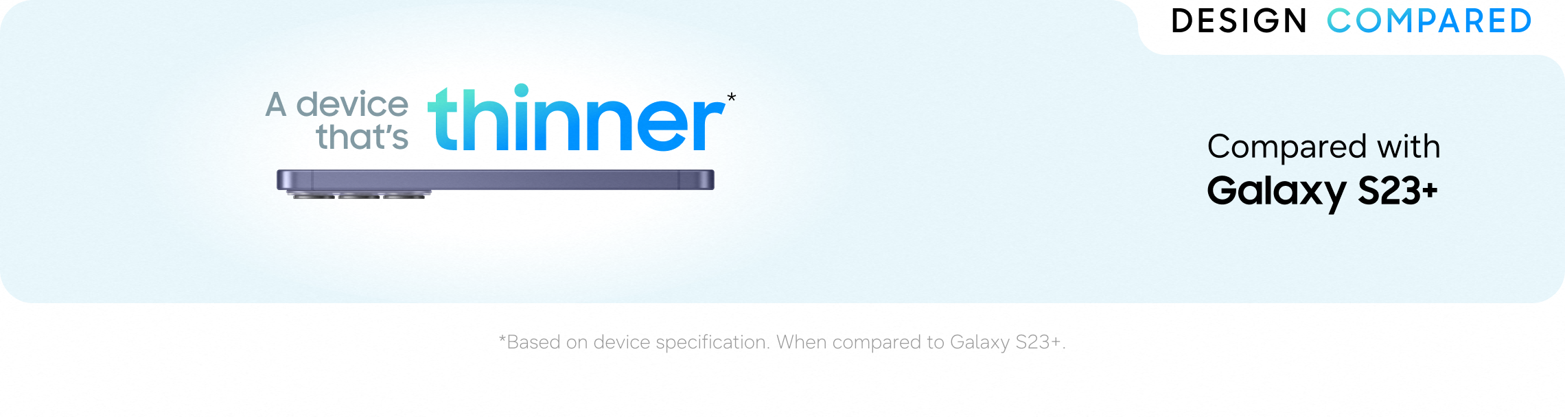 Galaxy S26+ design compare