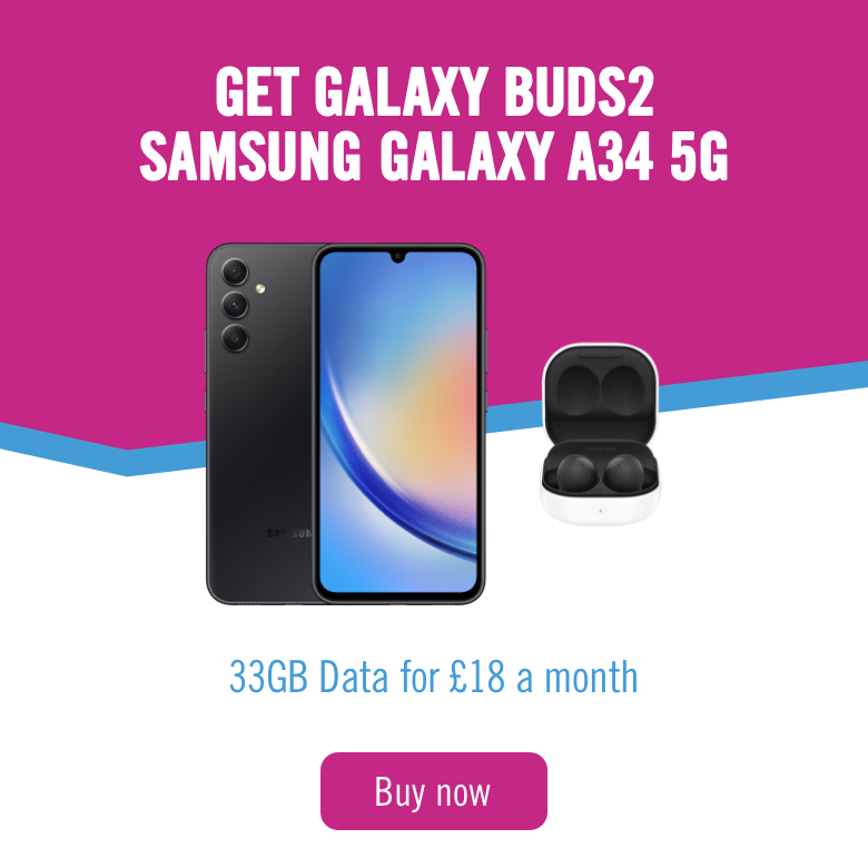 Get Galaxy Buds2 Samsung Galaxy A34 5G