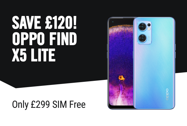 Save £120! Oppo find x5 lite. Only £299 SIM Free .
