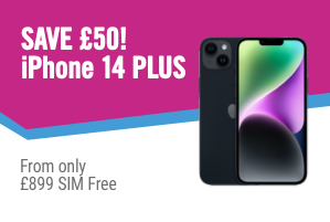 Save £96, iPhone 14 Plus. with unlimited data for £40.99 a month 