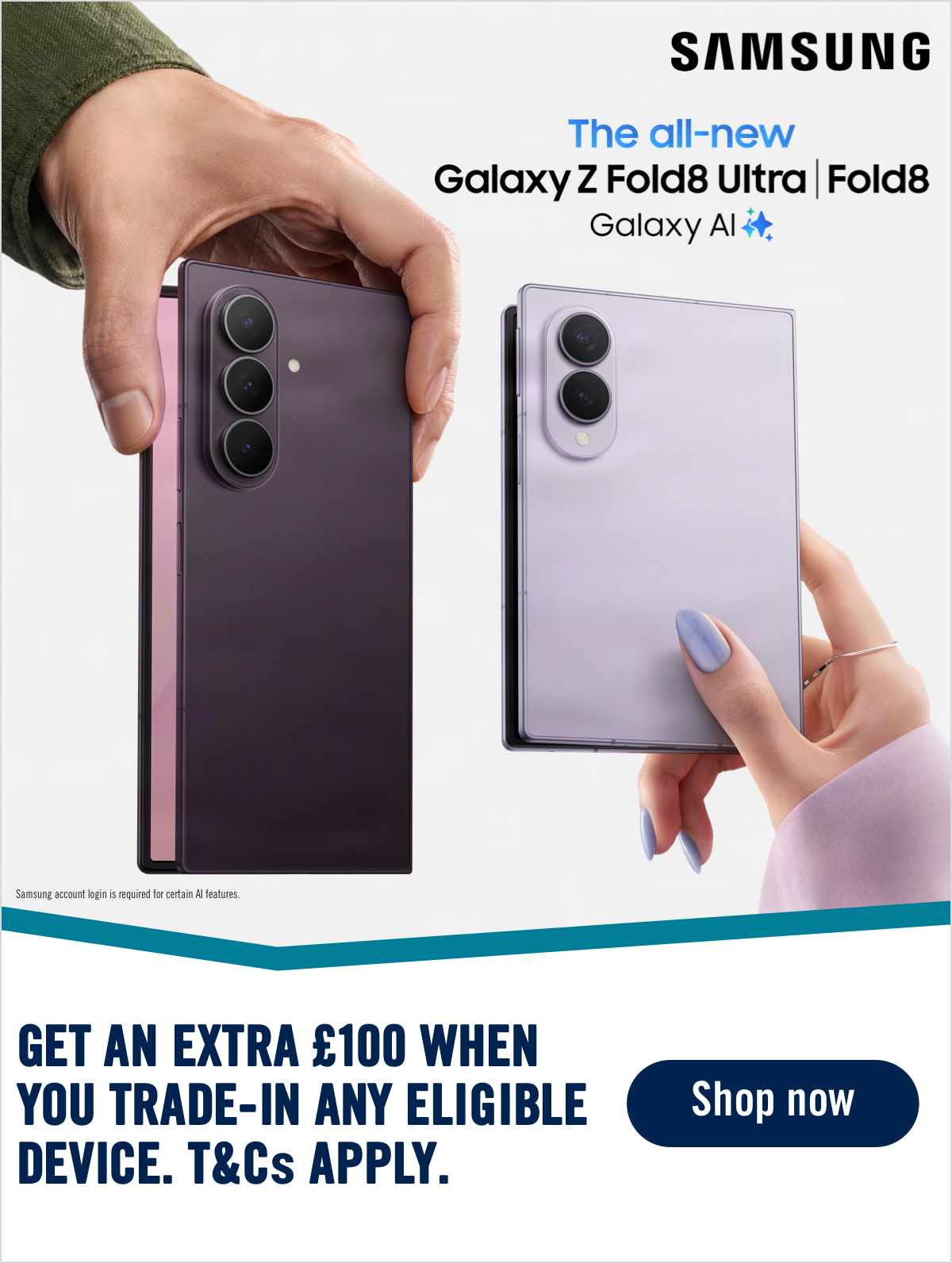 Samsung Galaxy Z Fold8 and Fold8 Ultra
