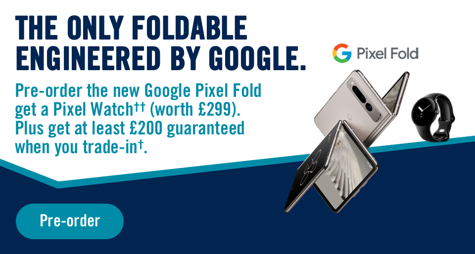 THE ONLY FOLDABLE ENGINEERED BY GOOGLE.
