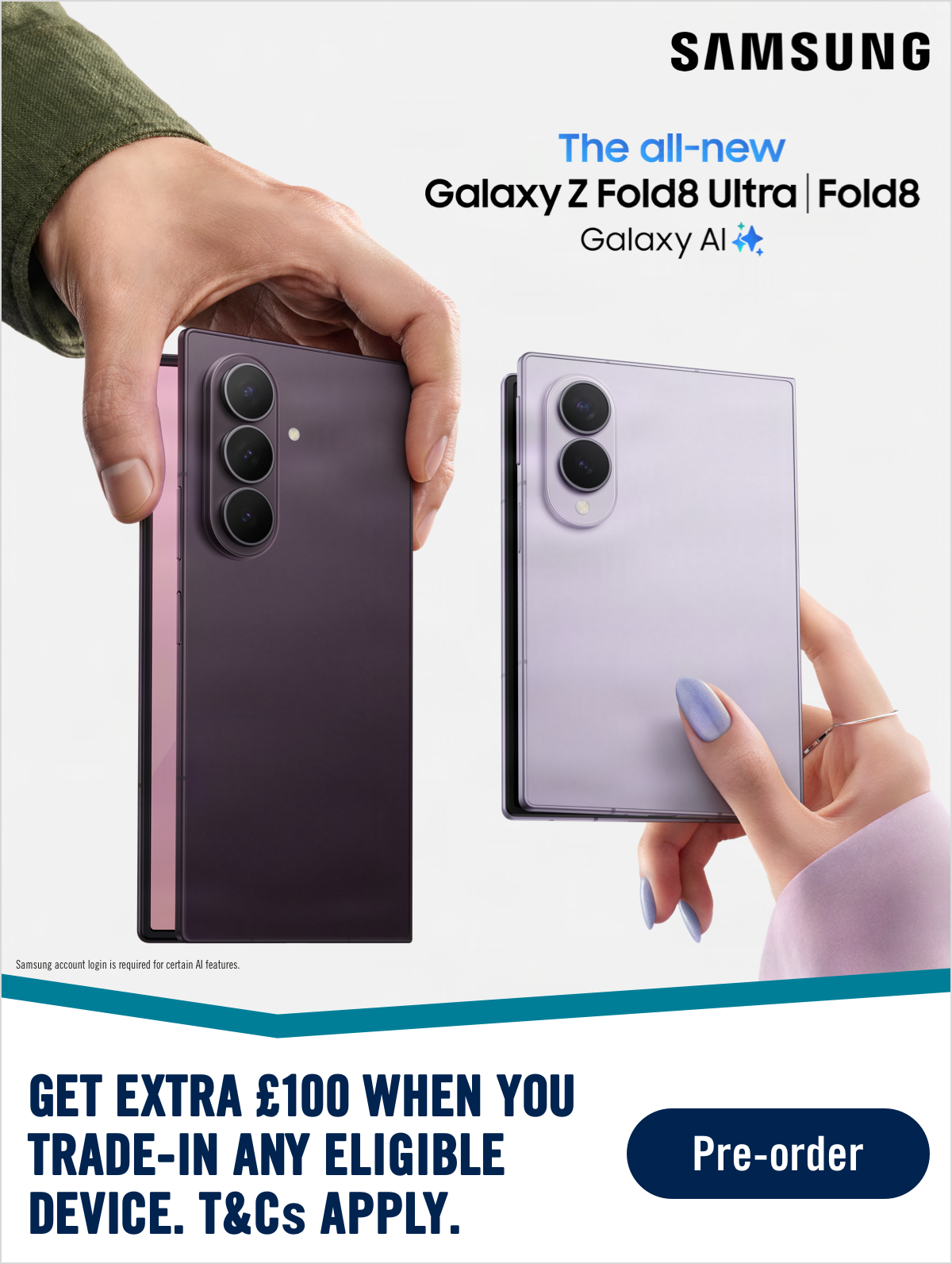 Samsung Galaxy Z Fold8 and Fold8 Ultra