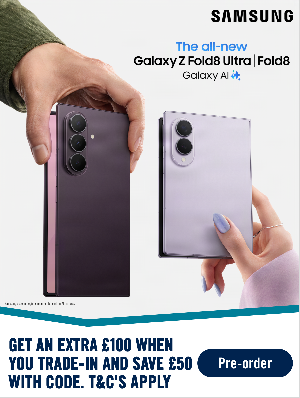 Samsung Galaxy Z Fold8 and Fold8 Ultra