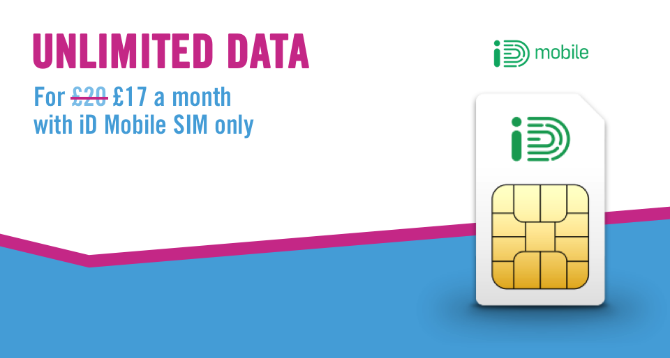 Unlimited id data, For £17 a month.