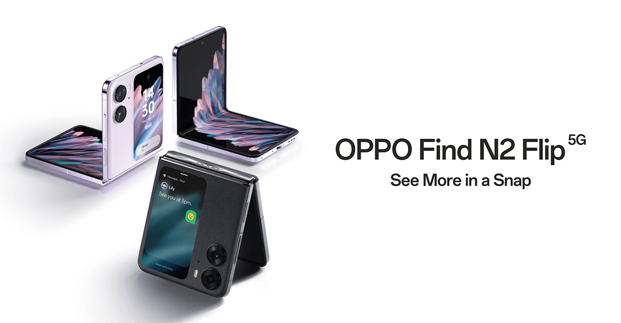 OPPO Find N2 Flip 5G - See More in a Snap