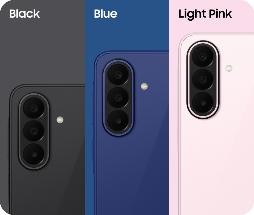 Showcase of the Samsung Galaxy A27 in different colours