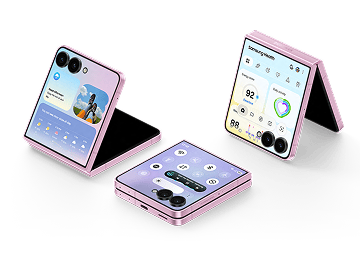 An image of the Galaxy Z Flip8's UI