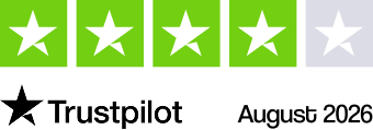 Trustpilot, rated 'Great', August 2026