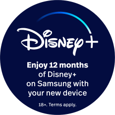 Get 12 months Disney+ on Samsung