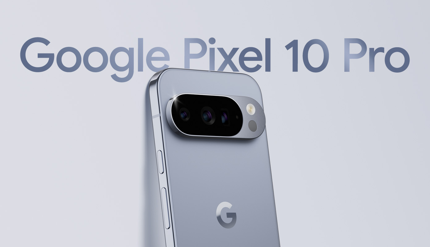Google Pixel 10 Pro XL in Moonstone leaning against a wall