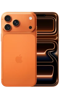 iPhone 17 Pro Max in Cosmic Orange