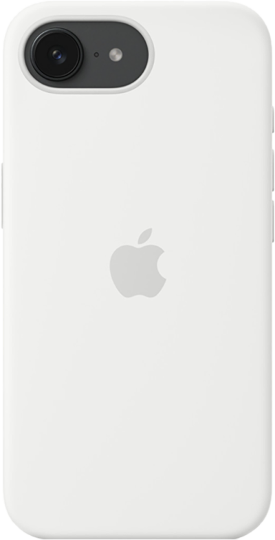 Apple Case for iPhone 16e White (Back)