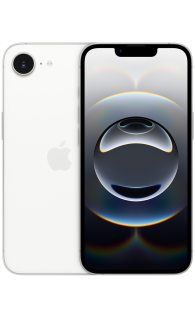 Apple White Iphone 16E 5G 512Gb Smartphone, 24 Months Contract, Unlimited Data Plan,
