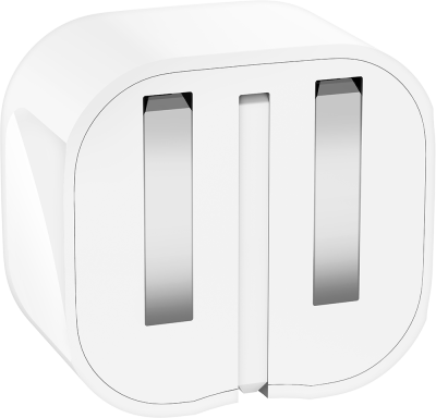 30W Compact Wall Charger (Back)