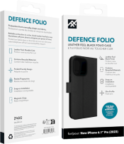 Defence Folio iPhone 15 Pro Black