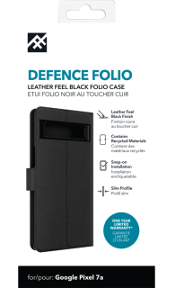 Defence Folio for Pixel 7a Black