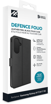 Defence A17 Folio Case - Black