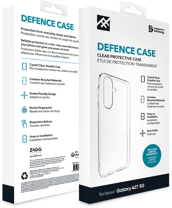 Defence Samsung A27 Case-Clear