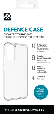 Defence Clear Case for Samsung A34