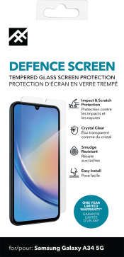 Defence Glass Screen Protector for Samsung A34