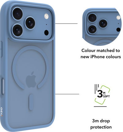 Grenen Ultra D3O for iPhone 18 Pro and 17 Pro-Blue