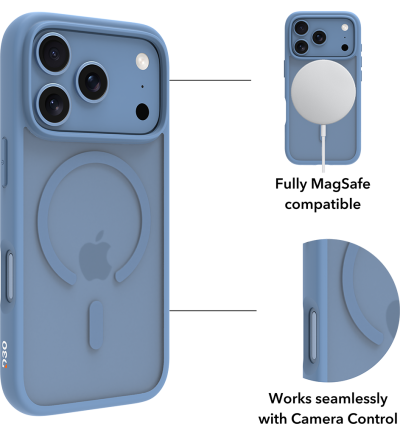Grenen Ultra D3O for iPhone 18 Pro and 17 Pro-Blue