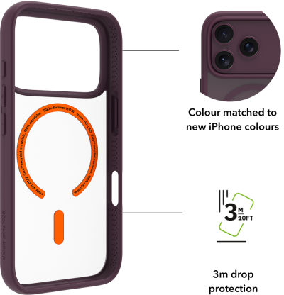 Grenen Ultra D3O for iPhone 18 Pro and 17 Pro-Purple