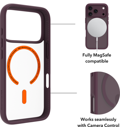 Grenen Ultra D3O for iPhone 18 Pro and 17 Pro-Purple