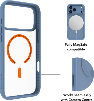 Grenen Ultra D3O for iPhone 18 Pro Max-Blue