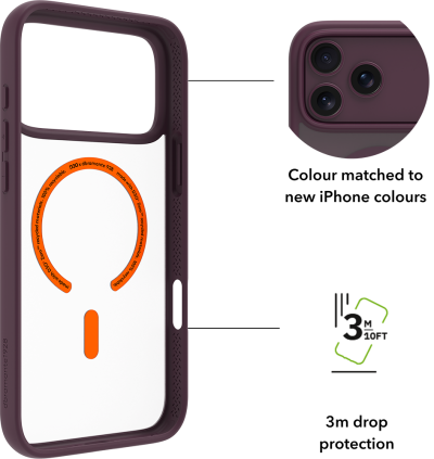 Grenen Ultra D3O for iPhone 18 Pro Max-Purple