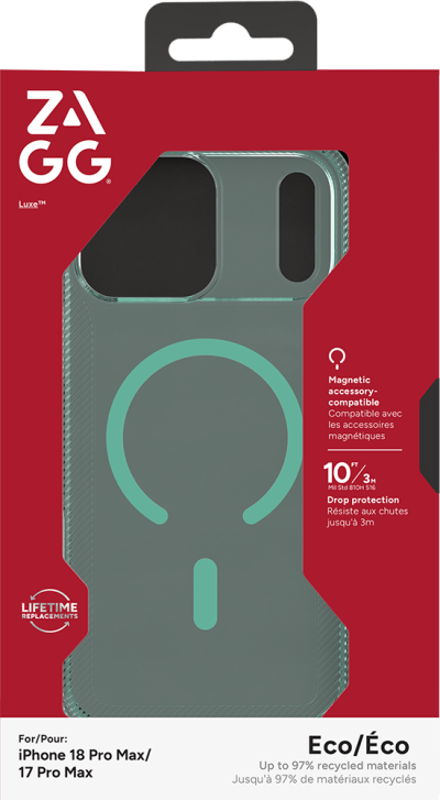 Luxe Snap Mint for iPhone 18 Pro Max (Back)