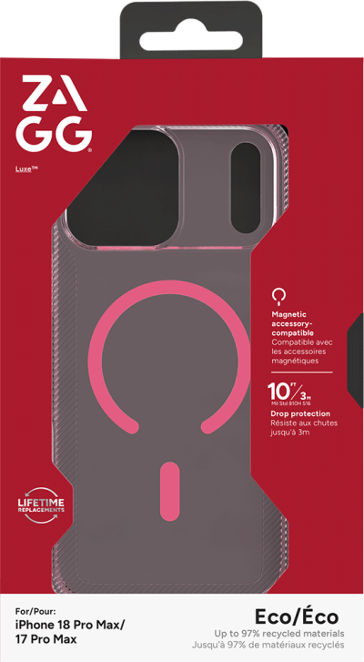 Luxe Snap Pink for iPhone 18 Pro Max (Back)