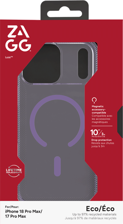 Luxe Snap Purple for iPhone 18 Pro Max (Back)