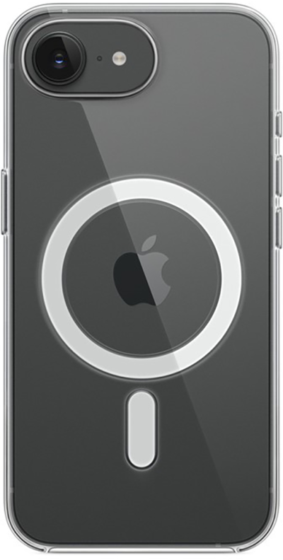 iPhone 17e Clear Case with MagSafe (Side)
