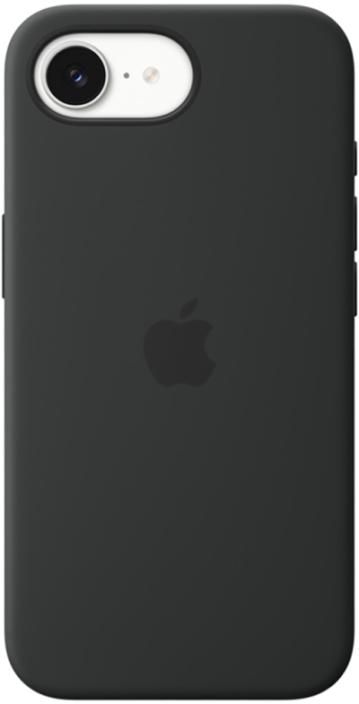 iPhone 17e Silicone Case with MagSafe - Black (Side)