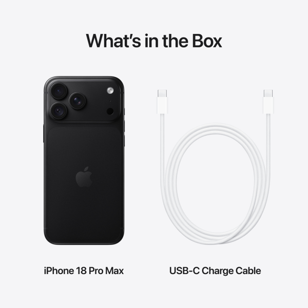Apple iPhone 18 Pro Max 512GB Black