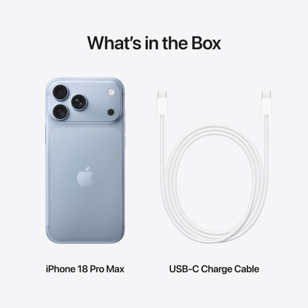 Apple iPhone 18 Pro Max 512GB Glacier