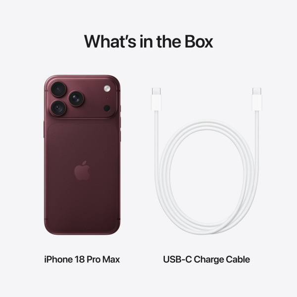 Apple iPhone 18 Pro Max 512GB Burgundy