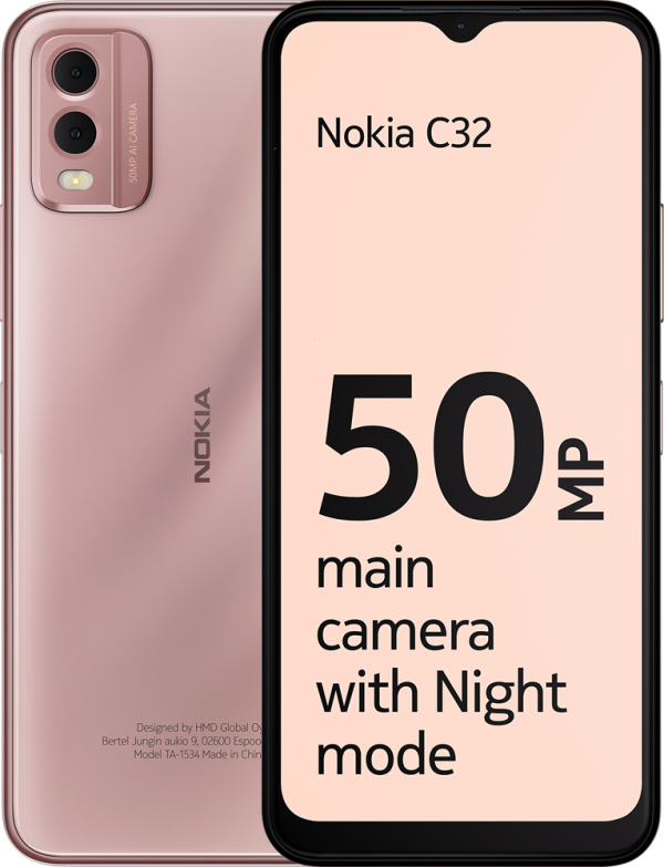 Nokia C32 Pink