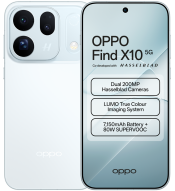 Find X10 256GB Glacier Blue (Side)