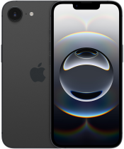 iPhone 16e 128GB Black Refurbished Excellent (Back)