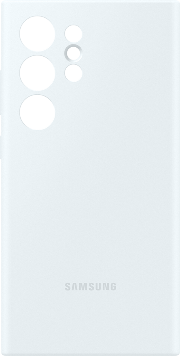 Samsung Silicone Case for S24 Ultra White