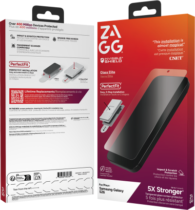 Glass Elite Screen for S26 (Side)