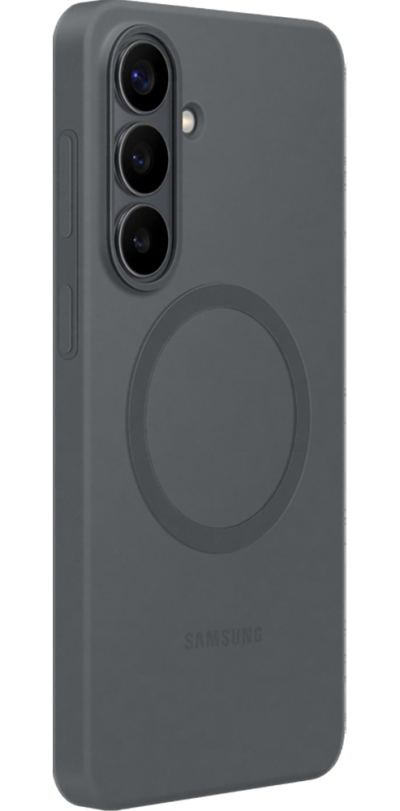 Silicone Case for S26 Plus-Black (Back)