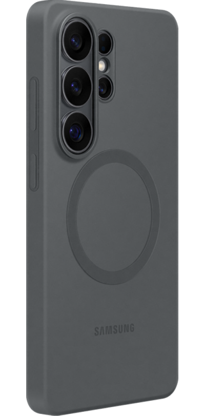 Silicone Case for S26 Ultra-Black (Back)