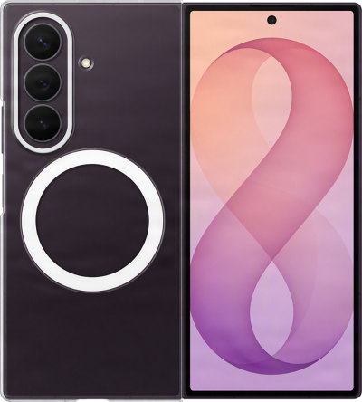 Clear Magnet Case for Galaxy Z Fold8 Ultra (Back)