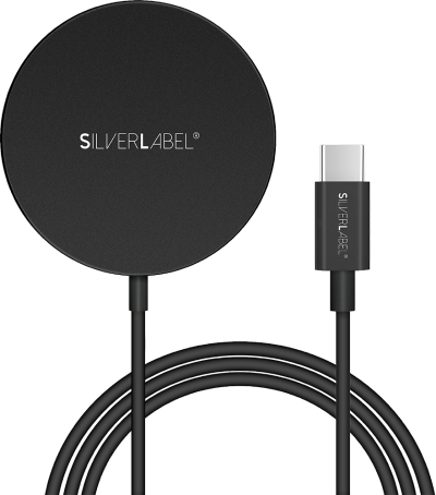 15w Mag-Safe Charger Black (Back)